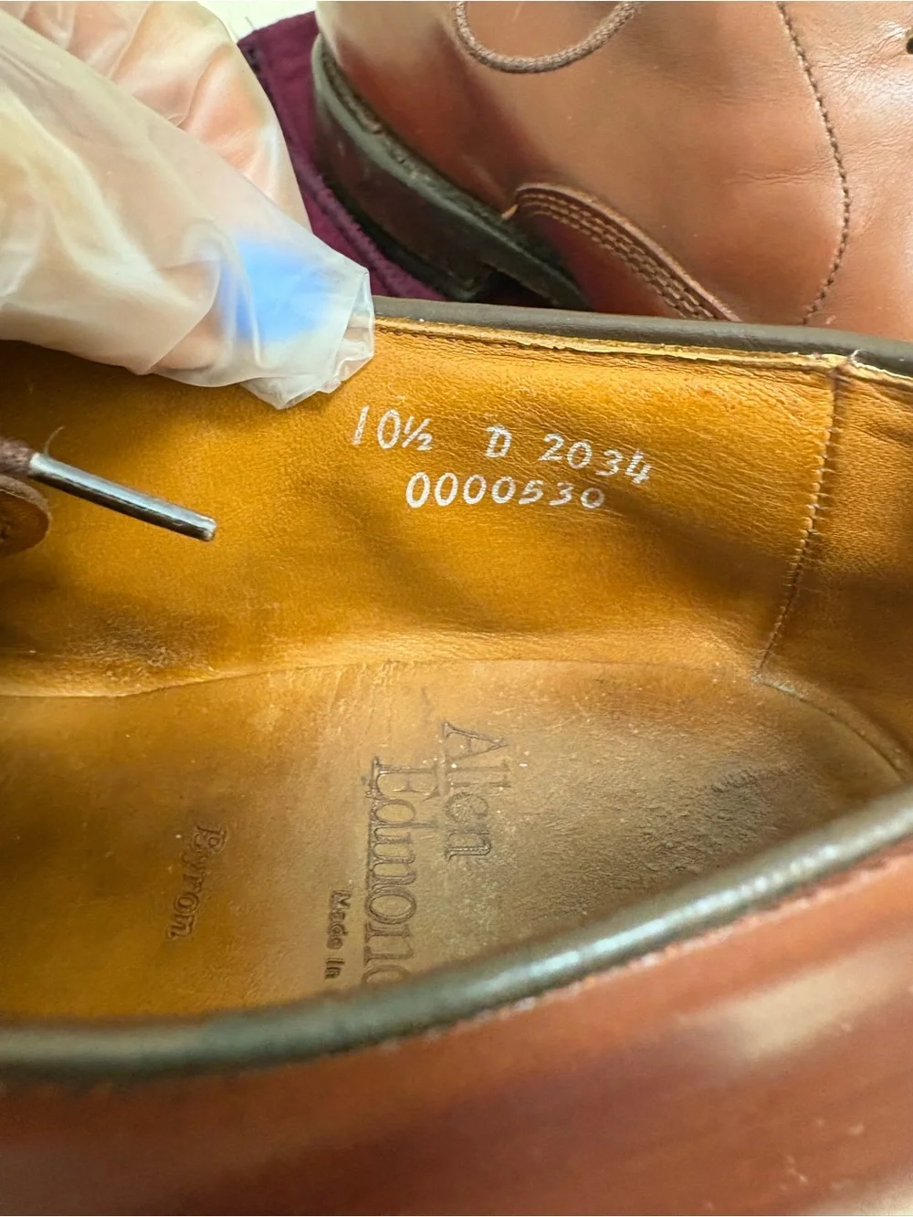 Allen Edmonds closure classic